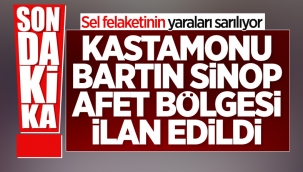 Kastamonu, Bartın ve Sinop afet bölgesi ilan edildi