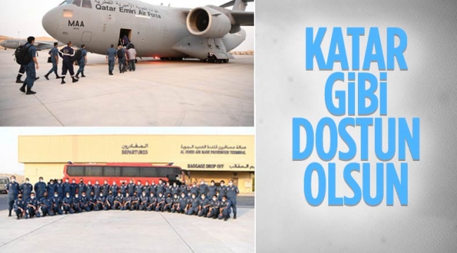 Katar'dan, Türkiye'ye orman yangınları için destek