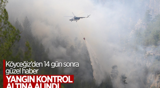 Muğla Köyceğiz yangını kontrol altına alındı