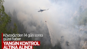Muğla Köyceğiz yangını kontrol altına alındı