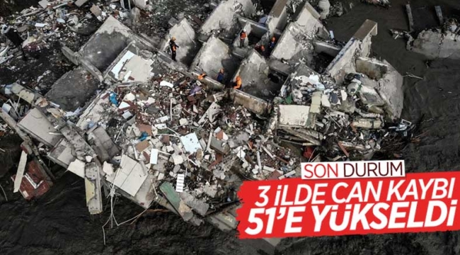 Sel felaketinde can kaybı 51'e yükseldi