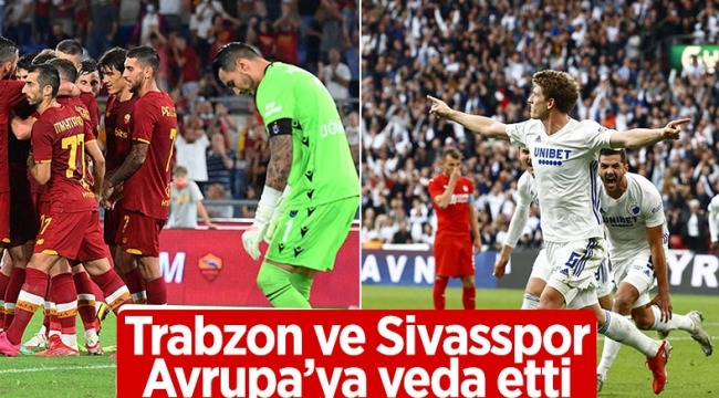 Trabzonspor, Roma'ya mağlup oldu