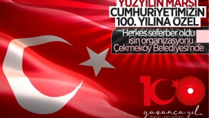 100'üncü yıl marşı için geri sayım
