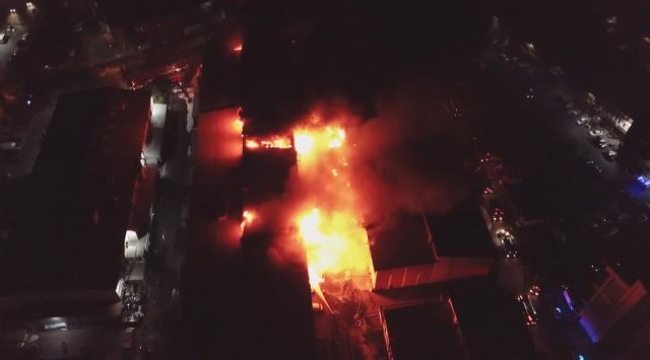 Alevlere havadan da müdahale ediliyor