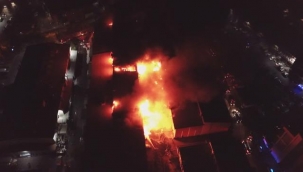 Alevlere havadan da müdahale ediliyor