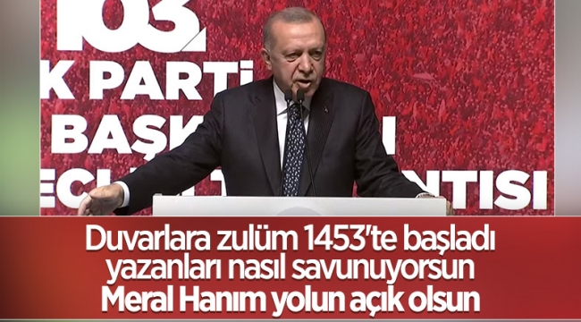 Cumhurbaşkanı Erdoğan, AK Parti Rize İl Danışma Toplantısı'nda