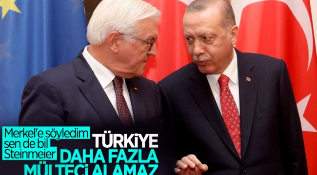 Cumhurbaşkanı Erdoğan, Alman mevkidaşı ile görüştü