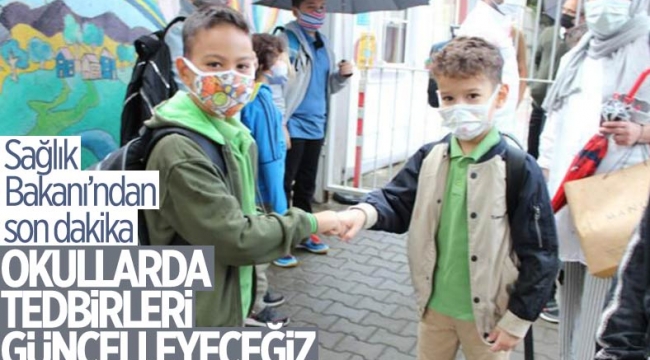 Fahrettin Koca: Öğrencilerimizin durumunu izleyerek tedbirleri güncelleyeceğiz