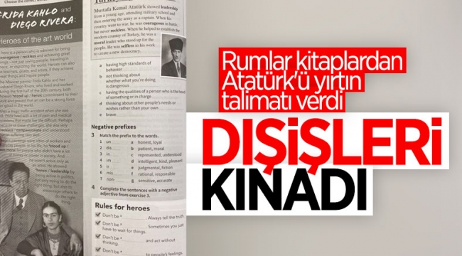 GKRY'de öğretmenlere 'kitabın Atatürk sayfasını yırtın' genelgesi