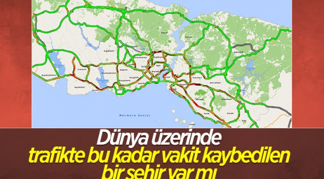 İstanbul'da cuma trafiği