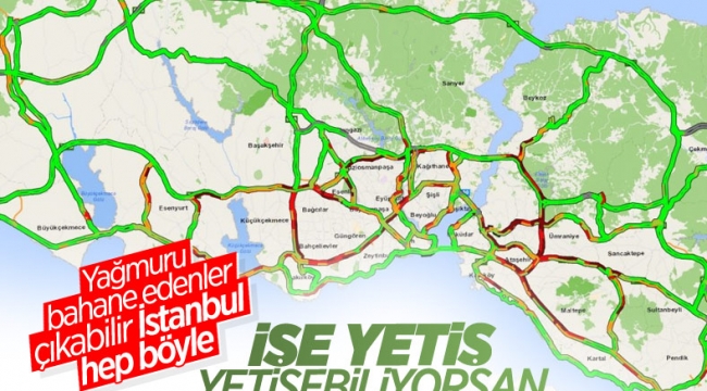 İstanbul için beklenen 'çok kuvvetli' yağış başladı