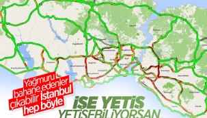 İstanbul için beklenen 'çok kuvvetli' yağış başladı