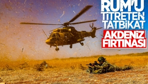 KKTC ile yapılan Akdeniz Fırtınası Tatbikatı tamamlandı
