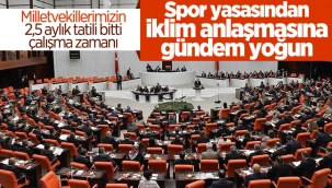 Meclis'in kapıları 1 Ekim'de açılıyor