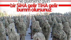 PKK'lı teröristlere yeni kamuflaj gönderildi