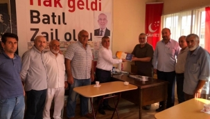 Ramis Topal'dan Merzifon Saadet Partisi'ne ziyaret