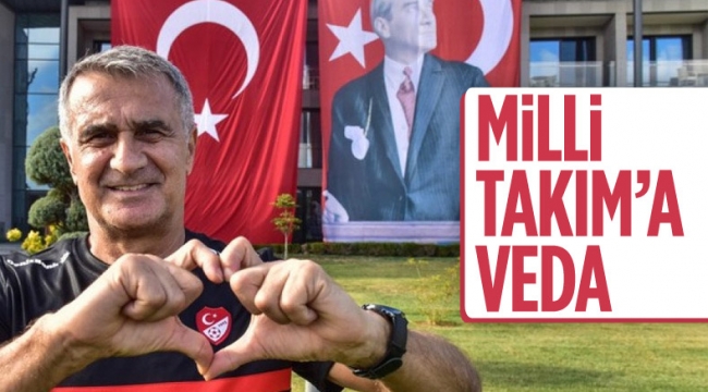Şenol Güneş Milli Takım'a veda etti
