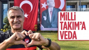 Şenol Güneş Milli Takım'a veda etti