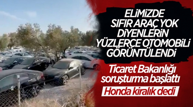 Sıfır otomobilleri stokladığı iddia edilen Honda Türkiye'den açıklama