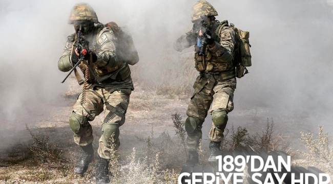 Süleyman Soylu: Türkiye'deki toplam terörist sayısı 189'a indi