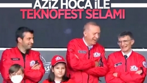 TEKNOFEST'in klasikleşen selamına bu yıl Aziz Sancar da dahil oldu