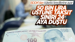 Tüketici kredilerinde vade düşürüldü