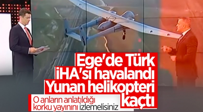 Türk İHA'sı yunan medyasını panikletti