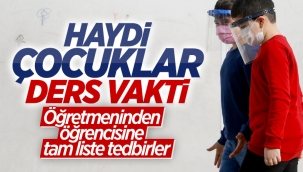 Yüz yüze eğitim için okullarda alınan tedbirler