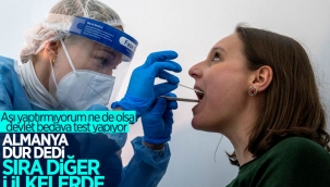 Almanya'da, koronavirüs testleri ücretli oldu