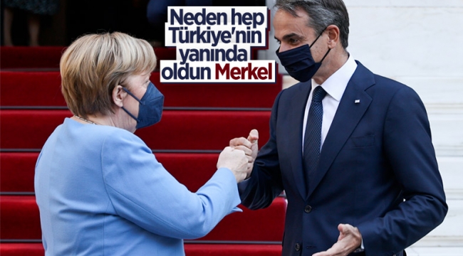 Angela Merkel, Yunanistan'da Kiryakos Miçotakis ile görüştü