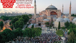 Ayasofya Camii'ni 3,5 milyondan fazla kişi ziyaret etti