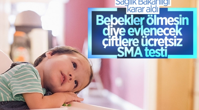 Evlenecek çiftlere 81 ilde ücretsiz SMA taraması yapılacak