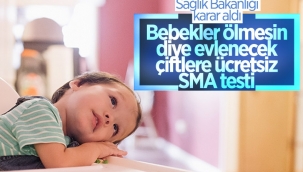 Evlenecek çiftlere 81 ilde ücretsiz SMA taraması yapılacak