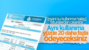 İBB 'İnsani Su Kullanım Hakkı'nı kaldırdı: Su faturaları ortalama yüzde 20 zamlandı