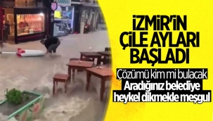 İzmir'i sağanak vurdu