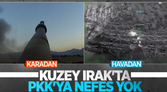 Kuzey Irak'ta 4 PKK'lı terörist öldürüldü
