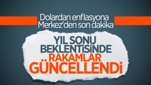 Merkez Bankası enflasyon ve dolar tahminini yükseltti
