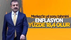 Merkez Bankası'nın yıl sonu enflasyon tahmini: 18,4