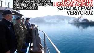 MSB: Yunanistan'a sahada gerekli karşılık veriliyor