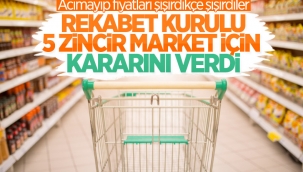 Rekabet Kurulu'ndan 5 zincir markete ceza