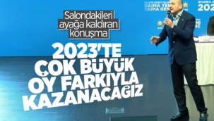 Süleyman Soylu'nun dakikalarca alkışlanan konuşması