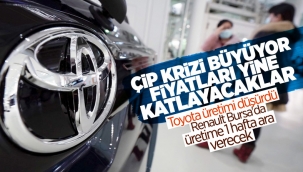 Toyota üretimini yüzde 15 düşürecek