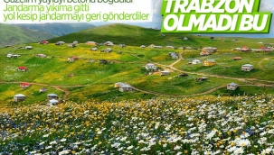 Trabzonlular yaylalardaki yapıların yıkılmasını engelledi