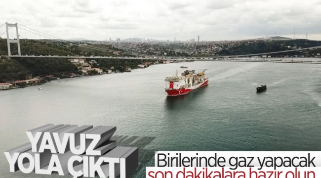 Yavuz Sondaj Gemisi, Karadeniz'e açıldı