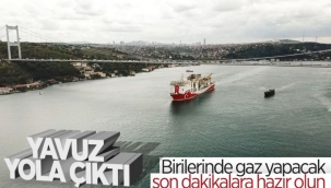 Yavuz Sondaj Gemisi, Karadeniz'e açıldı