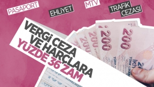 2022 yılının vergi, ceza ve harç zamları