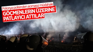 Belarus: Polonya, göçmenlere karşı patlayıcı madde kullanıyor