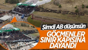Belarus'ta 3 bin 500 göçmen, Polonya sınır kapısına dayandı