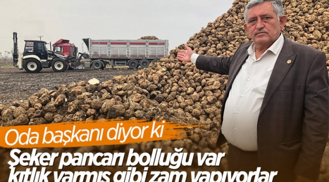 Bursa Ziraat Odaları Başkanı: Türkiye'de şeker krizi yok, bolluğu var