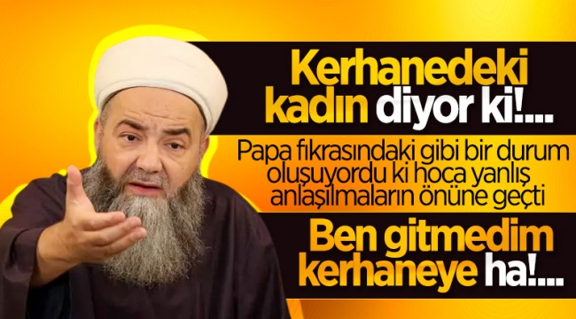 Cübbeli Ahmet Hoca'nın 'kerhane' örneği cemaati güldürdü